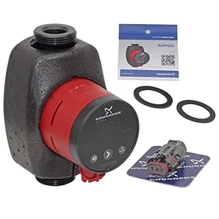 Grundfos Pompa obiegowa grzewcza ALPHA2 230 V PN 10 180 mm Typ 25-60 Rp 1Z - Pompy ciepła - miniaturka - grafika 1