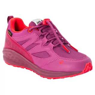 Buty dla dziewczynek - Buty dziecięce Jack Wolfskin UNLEASH 4 SPEED TEXAPORE K burgundy / pink - 34 - grafika 1