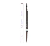 Akcesoria i kosmetyki do stylizacji brwi - Lovely Full Precision Brow Pencil kredka do brwi ze szczoteczką Cool Brown - miniaturka - grafika 1
