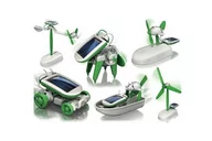 Zabawki interaktywne dla dzieci - Ikonka Ikonka Zabawka Solarna Roboty 6w1 Edukacyjny Zestaw 2011A - miniaturka - grafika 1