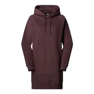 Sukienki - Sukienka damska The North Face Relaxed Hooded 0A8E48BQ71 - brązowa - miniaturka - grafika 1