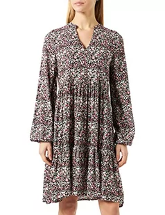 Vila Sukienka damska Vitullina nigdy dekolt w serek L/S sukienka Su/LC, Kentucky Blue/Aop: nie, 36 - Sukienki - miniaturka - grafika 1