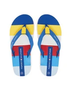 Buty dla chłopców - Tommy Hilfiger Japonki T3X8-33907-0058Y913 S Granatowy - miniaturka - grafika 1