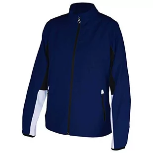 Island Green Island Green Golf damski półgolf z zamkiem błyskawicznym wodoodporna średnia warstwa top sweter kurtka Granatowy/czarny/biały 14 IGLTOP1843SS_NAVY_14 - Swetry damskie - miniaturka - grafika 1