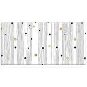 Podkładki na biurko - Duża mata na biurko Cienkie linie vintage 120x60 cm - miniaturka - grafika 1