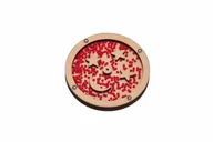 Zabawki interaktywne dla dzieci - Eko obrotowa zabawka i koraliki na tablicę manipulacyjną. - miniaturka - grafika 1