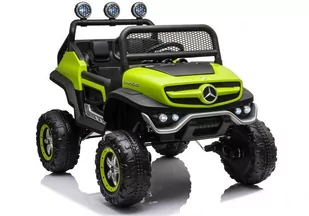 Pojazd na Akumulator Mercedes Unimog S Zielony - Pojazdy elektryczne dla dzieci - miniaturka - grafika 1