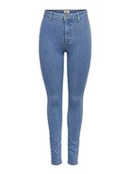 Spodnie damskie - ONLY OnlBlush dżinsy damskie skinny fit, jasnoniebieski (light blue denim), L - miniaturka - grafika 1