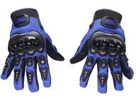 Rękawiczki rowerowe - RĘKAWICE MOTOCYKLOWE QUAD SKUTER GOKART HULAJNOGA ROWER BMX TURYSTYCZNE - miniaturka - grafika 1