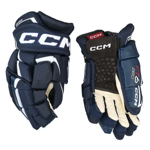 Rękawice hokejowe CCM JetSpeed FT6 Pro Navy/White Junior 11 cali - Hokej - miniaturka - grafika 1