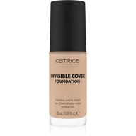 Podkłady do twarzy - Catrice Invisible Cover Foundation, podkład kryjący, 015W, 30ml - miniaturka - grafika 1