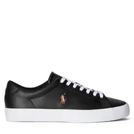 Sneakersy męskie - Sneakersy Polo Ralph Lauren Longwood 816884372001 Czarny - miniaturka - grafika 1