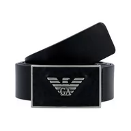 Paski - Emporio Armani Skórzany pasek - miniaturka - grafika 1