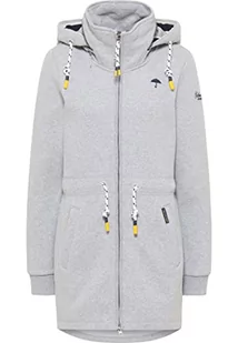 Schmuddelwedda Długa bluza damska 34613751, jasnoszary melanż, M - Bluzy damskie - miniaturka - grafika 1