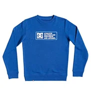 Bluzy damskie - DC Shoes chłopięca bluza polarowa Top Sketchy Zone - bluza dla chłopców 8-16, Nautical Blue, 10/S, EDBSF03109 - miniaturka - grafika 1