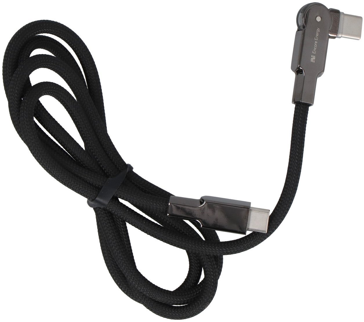 ForCell kabel Encore Energy USB-C x2 z ruchomą wtyczką QC PD 3A 60W do ładowania i transferu danych 100 cm braided EE122-CC
