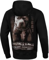 Bluzy sportowe męskie - Pit Bull Bluza Z Kapturem Mugshot Black - miniaturka - grafika 1