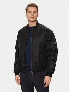 Guess Jeans Kurtka bomber M5RL81 WHAA2 Czarny Regular Fit - Kurtki męskie - miniaturka - grafika 1