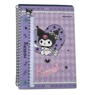 Zeszyty szkolne - Kołozeszyt w Linie Zeszyt B5 Kuromi Fioletowy 2 - miniaturka - grafika 1
