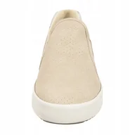 Trampki damskie - Geox Trampki Damskie Beżowe Wsuwane Gładkie 41 Jtg - miniaturka - grafika 1