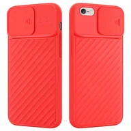 Etui i futerały do telefonów - Pokrowiec Do Apple iPhone 6 / 6S Etui w Czerwony Mat Ochrona kamery TPU Obudowa Case Cover Cadorabo - miniaturka - grafika 1