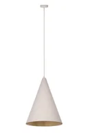 Lampy sufitowe - Vesuvio D35 lampa wisząca 1xE27 beżowa/złota 41066 - miniaturka - grafika 1