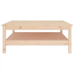 Lumarko Stolik kawowy, 100x100x40 cm, lite drewno sosnowe - Ławy i stoliki kawowe - miniaturka - grafika 4