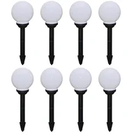 Lampy ogrodowe - vidaXL Lampy do oświetlenia ścieżki, 8 szt, LED, 15 cm, ze szpikulcami - miniaturka - grafika 1