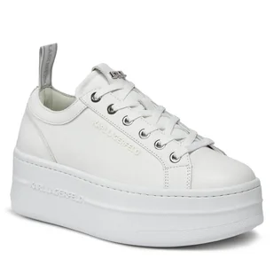 Sneakersy KARL LAGERFELD KL65019 Biały - Sneakersy damskie - miniaturka - grafika 1