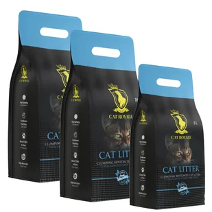 Cat Royale Naturalny żwirek bentonitowy 25l - Żwirek dla kotów - miniaturka - grafika 1