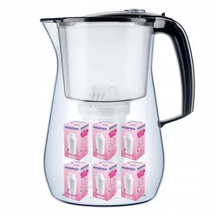 Dzbanek filtrujący Aquaphor Provence 4,2 l + 6 wkładów, czarny - Dzbanki filtrujące - miniaturka - grafika 1