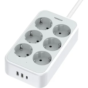 Listwa zasilająca TESSAN TS-PS02DE00 TS-PS02DE00 - Listwy zasilające - miniaturka - grafika 1