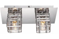 Lampy ścienne - Likwidacja Lampa plafon Cube 2 kinkiet Chrom z włącznikiem - miniaturka - grafika 1
