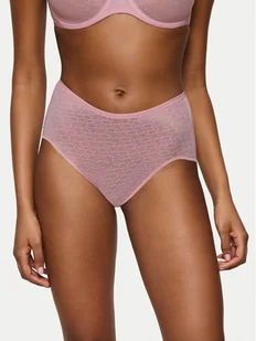 Triumph Figi klasyczne z wysokim stanem Triumph Signature Sheer Maxi EX 10215936 Różowy - Majtki damskie - miniaturka - grafika 1