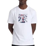 Koszulki męskie - Koszulka męska New Balance MT61L3FMWT - biała - miniaturka - grafika 1