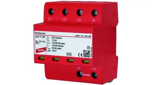 Dehn Ogranicznik przepięć B+C 4P 12,5/50kA 1,5kV DEHNshield TT 255 941310 941310 - Bezpieczniki elektryczne - miniaturka - grafika 1