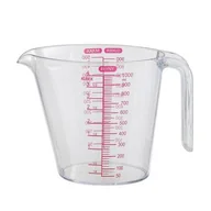 Pozostałe akcesoria kuchenne - Dzbanek plastikowy z miarką 1 l transparentny - miniaturka - grafika 1