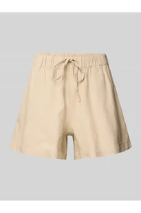 Szorty o luźnym kroju z mieszanki wiskozy i lnu model CARO - Only - Spodnie sportowe damskie - miniaturka - grafika 1