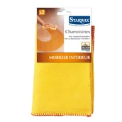 Ściereczki, gąbki, czyściki - Starwax Ścierki do polerowania STARWAX, żółte, 2 szt. - miniaturka - grafika 1