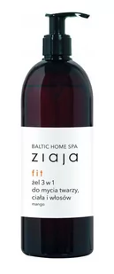 Ziaja Baltic Home Spa Fit żel do twarzy ciała i włosów 3w1 500ml - Żele do mycia twarzy - miniaturka - grafika 1