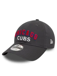 New Era Czapka z daszkiem Mlb Wordmark 920 Cubs 60503517 Szary - Czapki męskie - miniaturka - grafika 1