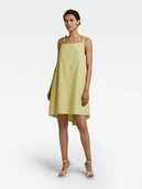 Sukienki - G-Star Sukienka w kolorze limonkowym - miniaturka - grafika 1