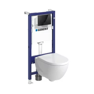 Zestaw podtynkowy WC Delta51 Geberit - Stelaże i zestawy podtynkowe do WC - miniaturka - grafika 1