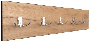 Wieszak ścienny dąb craft + satyna P0-P44 - Wieszaki i stojaki Wieszak ścienny dąb craft + satyna P0-P44 - Wieszaki i stojaki - miniaturka - grafika 1