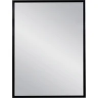 Lustra - Lustro łazienkowe prostokątne 60x80 cm czarna rama - miniaturka - grafika 1