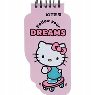 Notesy i bloczki - NOTES NOTATNIK PAMIĘTNIK RÓŻOWY HELLO KITTY KITE - miniaturka - grafika 1
