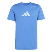 Koszulki sportowe męskie - Koszulka męska adidas Tennis Category Graphic T-Shirt Ray Blue L - miniaturka - grafika 1
