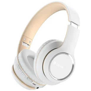 Devia słuchawki Bluetooth Kintone nauszne białe - Słuchawki - miniaturka - grafika 1