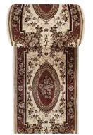 Wycieraczki - Brązowy chodnik z motywem kwiatów na metry W5-S81 - miniaturka - grafika 1