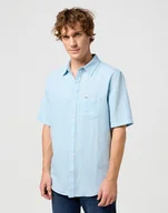 Koszule męskie - Męska koszula Wrangler SS 1 PKT SHIRT S - miniaturka - grafika 1
